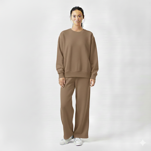 Ensemble survêtement oversize pour femme, pantalon large, confortable, deux pièces, écologique, séchage rapide, tenue décontractée - Product Image 6
