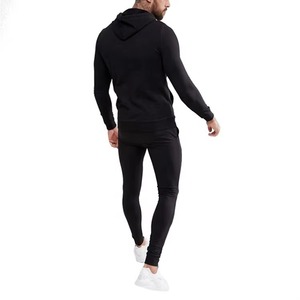 Nouveauté Survêtements de sport streetwear pour hommes, couleur personnalisée, vente en gros, ensemble deux pièces en spandex/polyester, personnalisable - Product Image 5