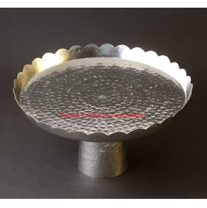 แท่นวางเค้กสีทองดีไซน์หรูหราถาดโชว์ขนมโต๊ะสำหรับงานแต่งงานและของตกแต่งบ้าน - Product Image 3