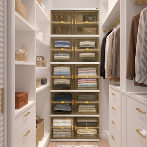 Nandos Smartbox 5 Stack Blanco, una elegante y funcional solución de almacenamiento en armario/guardarropa de plástico para cualquier propósito. - Product Image 2