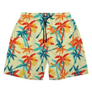 Pantalones cortos de playa con cordones ecológicos personalizados, sublimación, estampado de flores, algodón transpirable, poliéster, para verano, gimnasio, tamaño de entrenamiento - Product Image 5