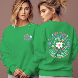 Sudadera de ropa de mujer para mujer Sudaderas con capucha casuales con estampado de letras positivas Sudaderas de moda - Product Image 5