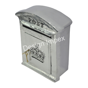 Buzón de correos de metal libre de óxido, pared de calle y postes, buzón de envío de correo de montaje superior para uso público hecho en La India - Product Image 4