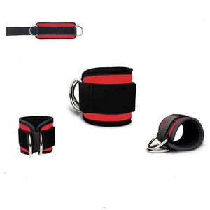 2024 pesos Fitness tobillo doble D-Ring correa para levantamiento de pesas pierna gimnasio entrenamiento doble tobillo correas - Product Image 2