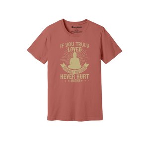 Camiseta de algodón 100% con estampado de temas de Buda, estilo informal, 12 opciones de color, 160-180, colocación de diseño personalizable GSM pesado - Product Image 3