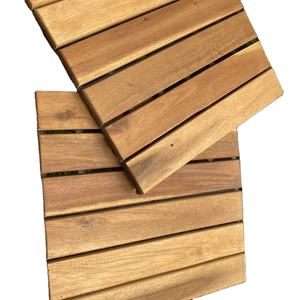 Baldosas de Madera de Acacia de Vietnam, Antideslizantes, Impermeables, Acabado Mate, Superficie Aceitada, Diseño Contemporáneo, Encaje Entrecruzado - Product Image 4