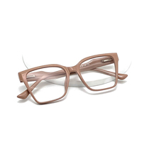 Nouveaux montures de lunettes transparentes oeil de chat pour tous les visages Anti lumière bleue lunettes plates carré grand cadre de lunettes en gros