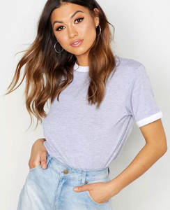 T-shirt personnalisé pour femme avec logo imprimé et fermeture éclair, idéal pour l'été, les activités sportives et les tenues d'équipe, 100 % coton, coupe ajustée - Product Image 3