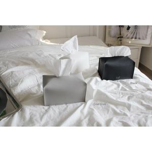 Funda Rectangular para Caja de Pañuelos de Piel Sintética, Soporte de Papel Duradero para un Acceso Conveniente, 1 Unidad - Product Image 5