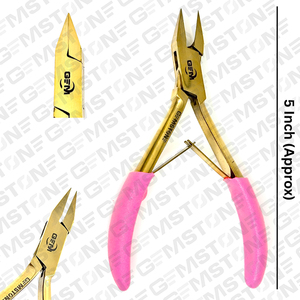 Pince coupante en acier inoxydable pour extensions de cheveux à la kératine, coupe-fils, coupe-cheveux, outil durable et réutilisable, sac personnalisé avec logo - Product Image 1