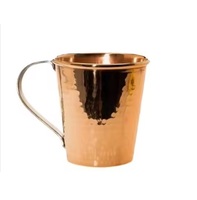 Tasse isotherme artisanale en acier inoxydable écologique, tasse à boire ayurvédique indienne traditionnelle, bienfaits pour la santé, élégante pour la maison, 6L