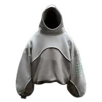 เสื้อฮู้ดพิมพ์ลายแบบครอปสำหรับผู้ชายเสื้อซิปขนแกะสองชั้น250กรัมมีซิปขึ้นฤดูหนาว - Product Image 3