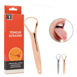 Wholesale Portable Copper Eco- Friendly <b>Tongue</b> <b>Scraper</b> Set <b>Tongue</b> <b>Scraper</b> for Adults <b>Tongue</b> <b>Scraper</b> - Product Image 1