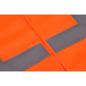 Gilet de sécurité haute visibilité TACHTICAL STANDARD en polyester, bandes réfléchissantes, imperméable, LED clignotante, classe 2, personnalisable - Product Image 4