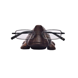 Porte-lunettes hibou en bois fait à la main cadeaux de noël pour bureau décor à la maison lunettes de soleil ustensiles Type fourchettes - Product Image 1