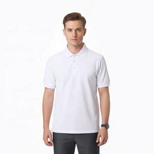 Camiseta Polo Clásica de Algodón para Hombre, Manga Corta, Transpirable, Informal, con Cuello, para Verano - Product Image 3
