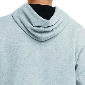 Sudadera con capucha transpirable de algodón orgánico grueso estampado a la moda de invierno para hombre personalizada al por mayor peso pesado - Product Image 4