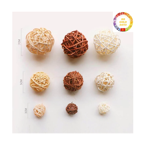 บ้านในฟาร์มแบบชนบทชุดตกแต่งบ้านด้วยหวายทำด้วยมือแขวนตกแต่งบ้านสไตล์โบฮีเมียนธรรมชาติสำหรับตกแต่งบ้านในวันหยุด - Product Image 2