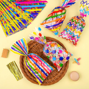 กรอบรูปเซลโลโก้ถุงกระดาษแก้วเกรดอาหารย่อยสลายได้ตามสั่ง100ชิ้นต่อชุด - Product Image 4