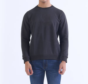 100% Cotton Heavyweight <b>Cropped</b> Oversized Custom Full Print Embroidered for <b>Men</b> Solid Boxy Design Sweatshirt - Product Image 4