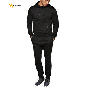 2024 ensembles de survêtements à capuche pour hommes de couleur noire Offre Spéciale survêtements avec logo personnalisé et survêtements pour hommes de marque. - Product Image 5