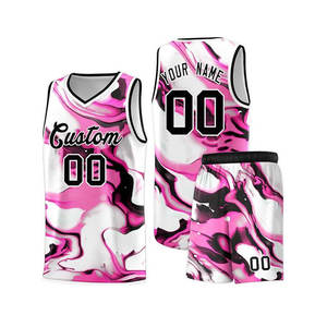 Maillot de basket-ball dernière mode de haute qualité anti-rides haut tendance maillot de basket-ball avec le meilleur design - Product Image 2