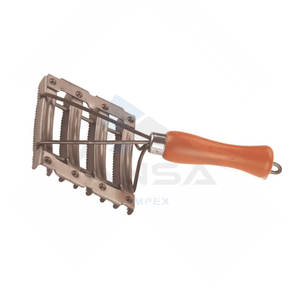 Professional Veterinary Curry Comb Heavy Duty Animal <b>Grooming</b> Tool <b>for</b> <b>Horses</b>, Cattle Large Pets Designed Shedding Cleaning - Product Image 5