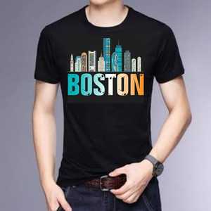 T-shirts personnalisés en vrac de haute qualité 100% coton 180gsm T-shirts à motifs anti-boulochage et sérigraphie en soie - Product Image 1