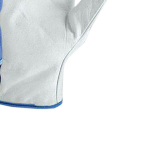 Guantes de trabajo de cuero de grano de piel de vaca de tendencia duradera Guantes de conductor Funciones anticorte antiimpacto Guantes de seguridad generales - Product Image 5