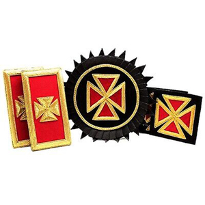 Croix lingot Franc-Maçon Chevaliers Templiers Grand Officier Manches - Product Image 2