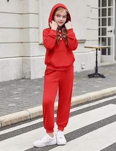 Ensemble de vêtements pour filles en gros, couture durable, haute qualité, respirant pour une utilisation à long terme, automne-hiver, designs personnalisés OEM - Product Image 1