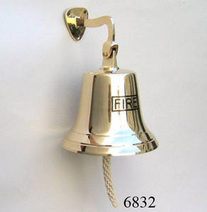 Beautifully Designed Brass Ship Bell Chrome Plated Best Indian Supplier Customized Brass Wall Mount Bell Home Decor <b>Gifts</b> - Product Image 4