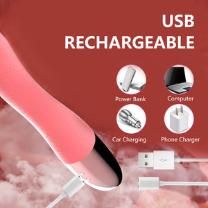 Grande leccare spingendo doppio vibratore stimolazione del punto G giocattoli del sesso della donna prodotti per adulti vibratori della lingua leccata orale - Product Image 6