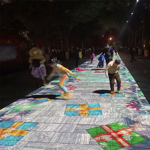 Hệ thống chiếu sàn chụp chuyển động thời gian thực giải trí sàn trò chơi tương tác cho không gian chơi công cộng - Product Image 1