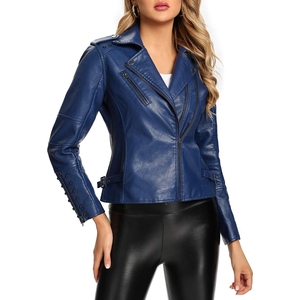 Chaqueta de Cuero a Bajo Precio, Talla Grande, Ropa Casual, Chaqueta de Cuero Genuina para Mujer, Hecha en Pakistán - Product Image 2