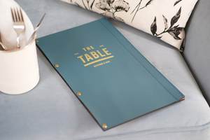 Cubierta de libro de menú A4 de cuero genuino, soporte para billetes de cable, soporte de verificación de lista, soporte de menú de presentador para cafetería, restaurante, Bar, - Product Image 6