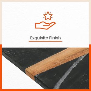 Planche à découper en bois-marbre facile à manipuler de haute qualité pour un usage domestique et le service - Product Image 3