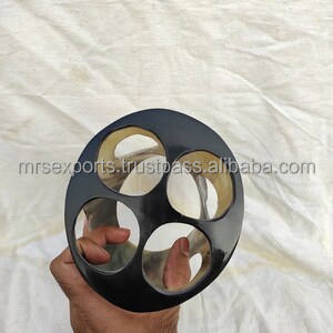 100% Top indien qualité élégant 4 pièces Viking cornes à boire ensemble support coquille animaux décorations brut boeuf/buffle cornes M R S - Product Image 2