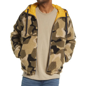 Vestes en polaire légère de haute qualité pour hommes Impression de logo personnalisé professionnel de qualité supérieure à col montant pour l'hiver - Product Image 1