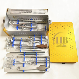 Ensemble d'instruments orthopédiques réutilisables en acier inoxydable à grand fragment pour la chirurgie des membres inférieurs Fixation osseuse MOL standard de sécurité - Product Image 1