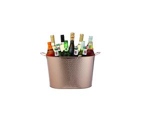 Diseño de lujo nuevo enfriador de vino de acero inoxidable cubo de hielo con asas cubo enfriador de vino de metal con soporte fabricado en India - Product Image 1