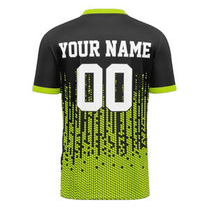 Camiseta de Fútbol Ecológica, Transpirable, Anti-UV, de Secado Rápido, Elástica en Cuatro Direcciones, Personalizable con Transferencia Térmica, Manga Corta, Nueva, al Por Mayor - Product Image 1