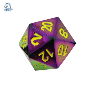 Juego de dados poliédricos, accesorio TRPG, 7 dados de colores mezclados - Product Image 1