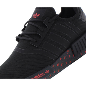 Adidas NMD R1 pour Homme – Baskets Rétro Noires/Rouges Rehaussantes avec Doublure en Mesh – Tendance Mode - Product Image 3