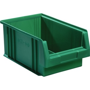 Boîte de rangement en plastique PP vert L330xW213xH150mm LA-KA-PE - Product Image 1