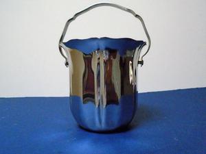 Support de bouteille de seau à glace de vin avec poignées, Design Simple, pour les vacances, couleur argent, forme ronde, prix bas - Product Image 4