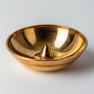 Juego de quemador de incienso de latón rústico con perilla Acabado oxidado Arte moderno Diseño antiguo Uso aromático Portátil - Product Image 4