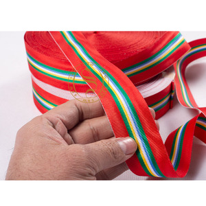 Nouveau design gros-grain médaille ruban matériel sublimation impression médaille ruban lanière personnalisé imprimé logo ceinture médaille ruban - Product Image 4