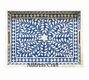 Nouvel arrivage Plateau de service en bois de meilleure qualité avec impression d'autocollant en émail Prix de gros d'usine pour les assiettes de plats de service en chocolat - Product Image 2