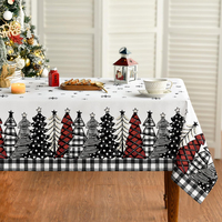 Nappe en coton de haute qualité pour table à manger, fêtes, restaurants, usage domestique, matière lavable
